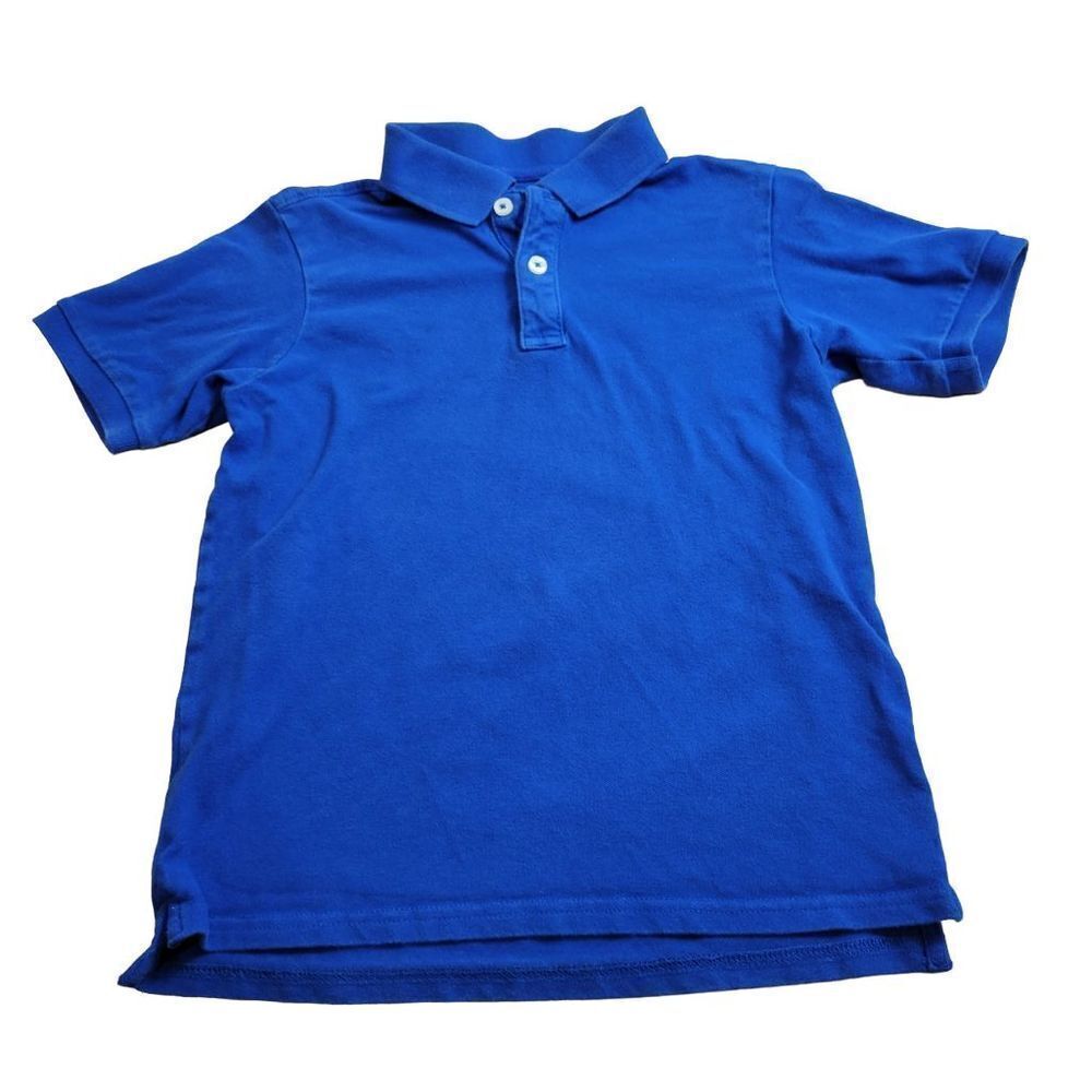 Wonder Nation royal blue polo shirt M8